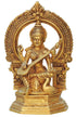 Brass Saraswati Ji Goddess Idol Statue 2.94kg